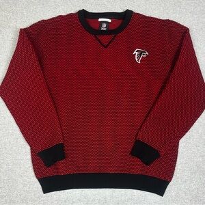 Atlanta Falcons Sweater Mens Large NFL Football Team Apparel Pullover Top Chunky
